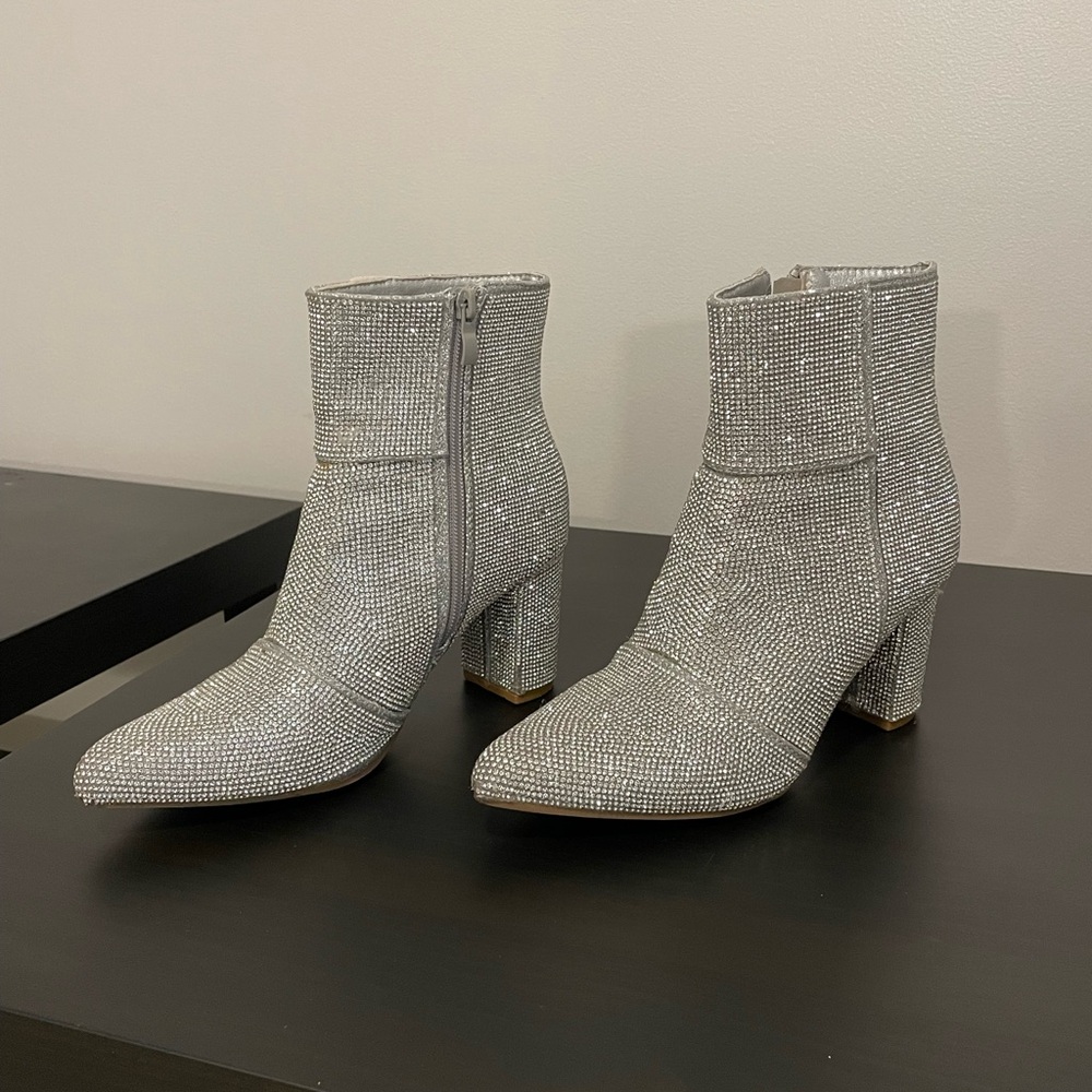 Rhinestone Booties - image 1